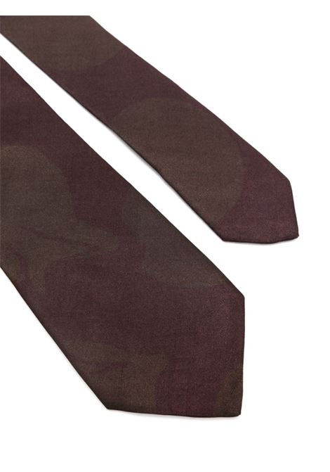 Brown dots-print tie Our Legacy - men OUR LEGACY | A4248TDBRWN